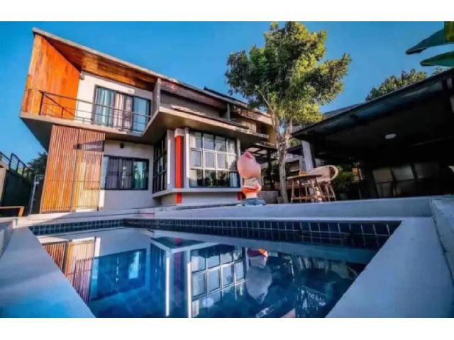 บ้านเช่าPoolVilla พิกัดป่าแดด เช่า 50,000 บาท สามารถทำ Airbnb ได้