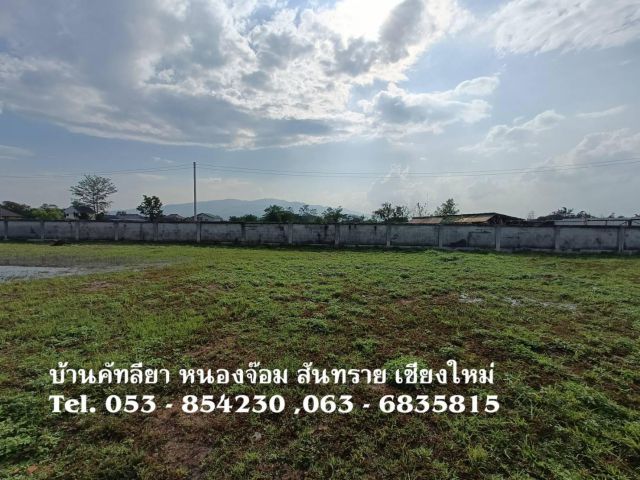ขายที่ดินเปล่า ในโครงการบ้านคัทลียา หนองจ๊อม สันทราย เชียงใหม่