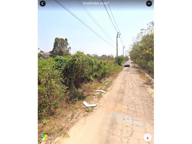 @@ขายที่ดิน 98ตรว. หน้า 28เมตร ลึก 15เมตร ตำบลไทรน้อย อำเภอไทรน้อย นนทบุรี (ซอยเทพประทาน) @@