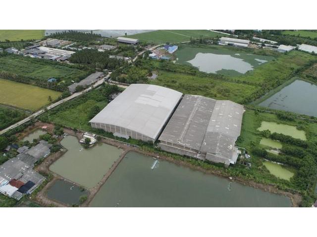 For Sale ขาย โรงงาน ปั่นด้าย-ทอผ้า พร้อมโกดัง พร้อม ใบอนุญาต รง.4 กระทุ่มแบน สมุทรสาคร