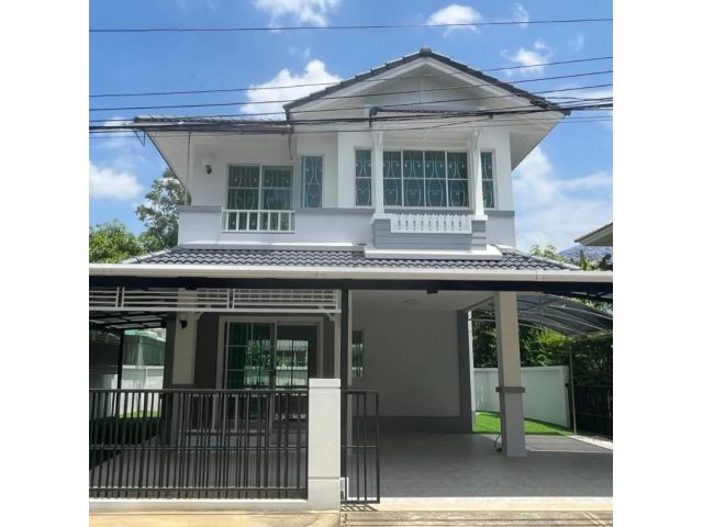 บ้านเดี่ยว โครงการชลลดา วัดลาดปลาดุก ถนนกาญจนาภิเษก นนทบุรี รีโนเวทใหม่