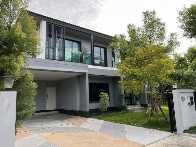 U1268 ให้เช่าบ้านเดี่ยว 2 ชั้น บ้านใหญ่ขนาด 106 ตารางวา โครงการหมู่บ้านบุราสิริ วงแหวน อ่อนนุช Burasiri Wongwaen Onnut บ