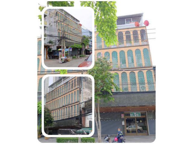 ขายอาคารพาณิชย์ 4ชั้น 1ชั้นลอย 1ชั้นดาดฟ้า ใกล้ไอคอนสยาม และศูนย์ราชการ ที่กำลังจะเปิดใหม่ โทร 092-546-2921