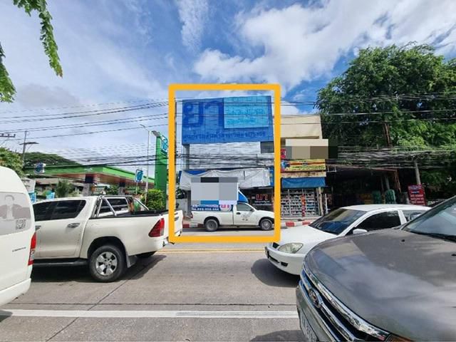 ขายและให้เช่าอาคารพาณิชย์​ สี่แยกสถานีรถไฟ ให้เช่าเดือนละ​  20,000฿ / ขาย​ 7.5ล้าน
