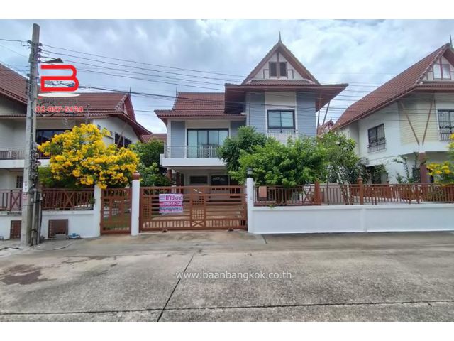 บ้านเดี่ยว บ้านไทย ดอนเมือง ซอยเตชะตุงคะ 1 เนื้อที่ 61.6 ตรว. ถนนเตชะตุงคะ เขตดอนเมือง