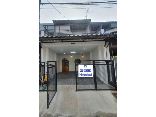 ขาย ทาวน์เฮาส์ 2 ชั้น รีโนเวทใหม่ สไตล์คาเฟ่ หมู่บ้านธันยพฤกษ์ ธัญบุรี คลอง 7