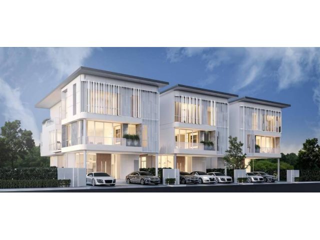บ้านเดี่ยว 3 ชั้น พระราม9 เรสซิเดนซ์​ พร้อมลิฟท์ ใกล้​ Airport​ Link​ สถานีหัวหมาก