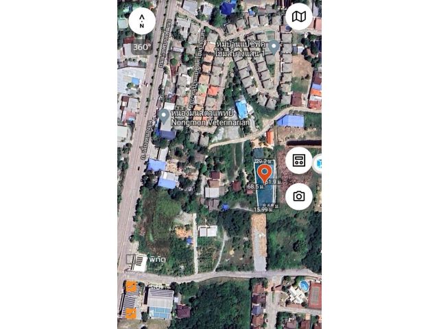 ที่ดินถมแล้วใกล้ถนนเลี่ยงหนองมนเหมือง 420ตรว. ไร่ละ 5.5 ล้าน ต.เหมือง อ.เมือง จ.ชลบุรี - ที่ดินถมแล้วติดถนนสาธารณะปัจจุบันเป็นถนนดินอยู่ถนนกว้าง6ม.