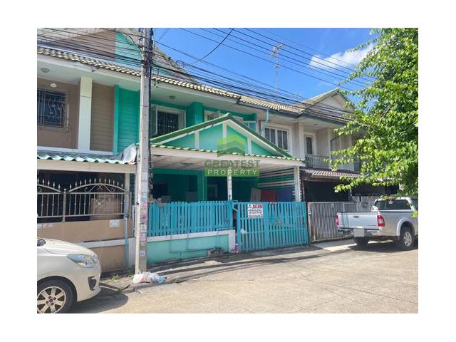 หมู่บ้านพฤกษา 13 รังสิต คลอง 3 ขายด่วน ทาวน์เฮ้าส์ 2 ชั้น เนื้อที่ 18 ตร.ว ทำเลดี ต่อเติมเต็ม ราคาต่อรองได้