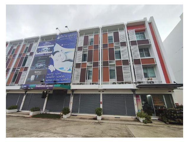 ให้เช่าอาคารพาณิชย์สำนักงาน 4 ชั้น รถไฟฟ้า MRT สถานีราษฎร์พัฒนา 5นาที ถนนกาญจนาภิเษก บางนา-บางปะอิน ถนนเคหะร่มเกล้า