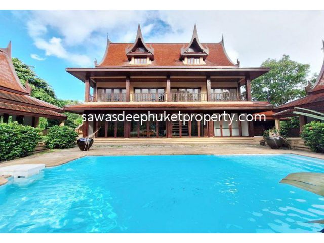 9 Bedroom Pool Villa with Lake View on 1,000 sqm land in peaceful area near Chalong for Sale