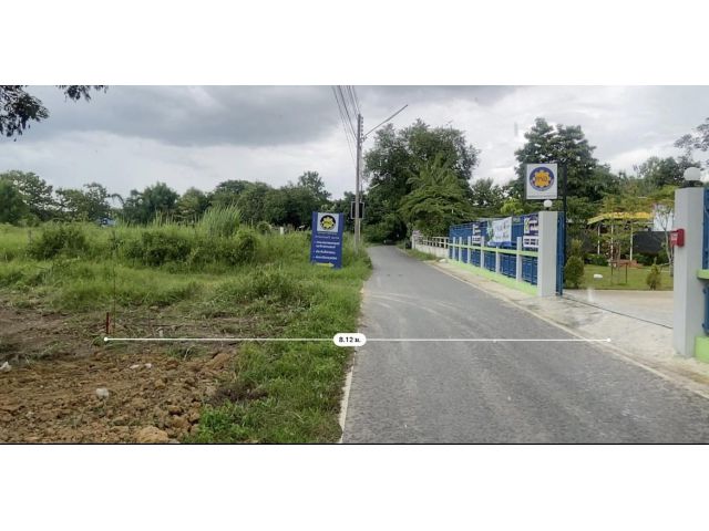 ขายที่ดินติดถนนค้าขายได้อยู่สันทรายแม่โจ้เชียงใหม่