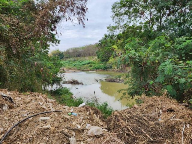 ขายที่ดินติดแม่น้ำปิงหนองหารสันทรายโฉนดพร้อมโอน