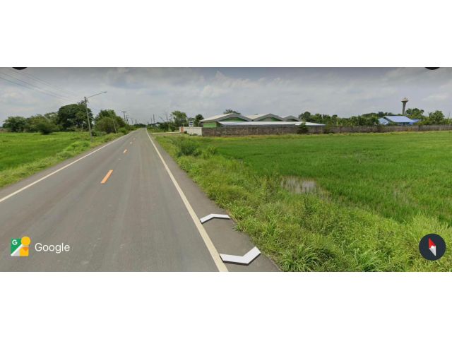 ขายที่ดิน7.5ไร่ ติดถนนลำลูกกาคลอง14 หลังติดคลอง