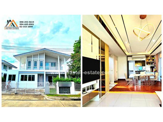 Habitia Motif ปัญญาอินทรา 102.8 ตร.ว. ต่อเติมเพิ่มสวยมาก สุดคุ้ม พื้นที่ใช้สอย 350 ตรม. 5 นอน เฟอร์นิเจอร์ Built-in