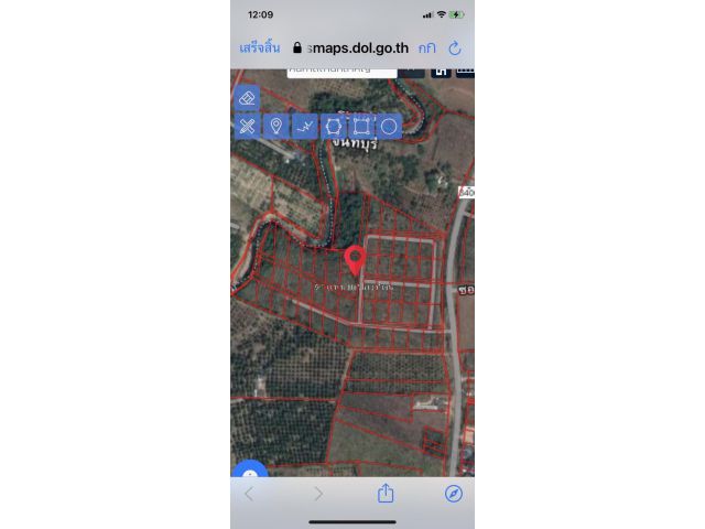 ขายที่ดิน 76 ไร่ ที่ติดถนนลาดยางสายหลัก ขายไร่ละ 650000 บาท จ.จันทบุรี