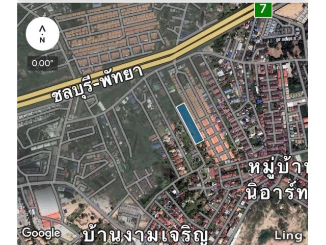 โซน:หนองปรือ บางละมุง พัทยา ด่วน ขายที่ดินสวย 4-0-00 ไร่ ผังสีส้ม บางละมุง ชลบุรี