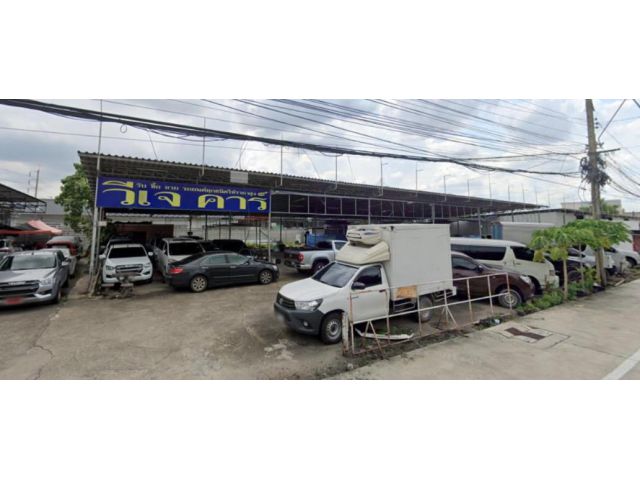 PK613 ห้เช่าที่ดินพุทะพลสาย 2 ซอย 24 (50) เมตรจากถนนกาญจนาภิเษก ลักษณะที่ดิน พื้นปูพร้อมโครงหลังคา ที่จอดรถ ตลิ่งชัน