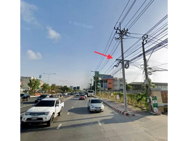 R624-088 ขายที่ดิน 4-3-55 ไร่ ติดถนนราชพฤกษ์ ที่ดินสวย ทำเลดี ถมแล้ว  หน้ากว้างประมาณ64เมตร ที่ดินอยู่ในแหล่งความเจริญย่านราชพฤกษ์