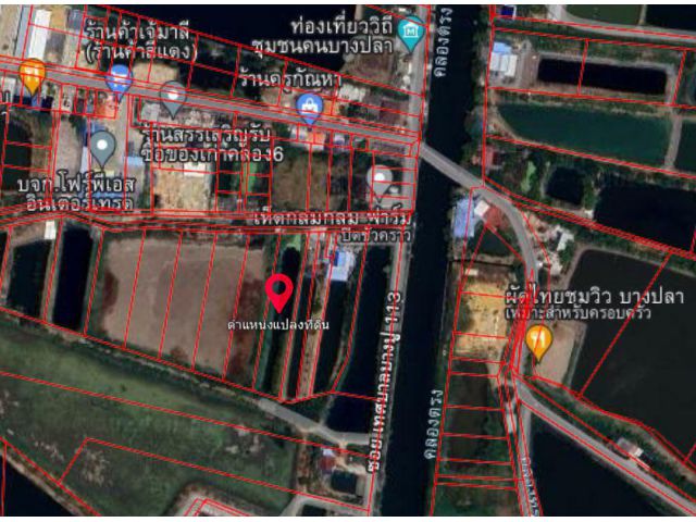 ขายที่ดิน2ไร่เลียบคลองส่งน้ำสุวรรณภูมิ