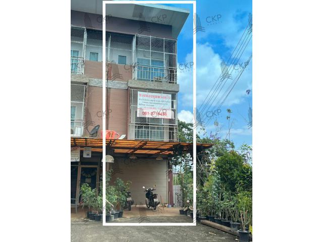 ขาย อาคารพาณิชย์ กอบสุข ทาวน์โฮม ทำเลดี เหมาะแก่การค้าขาย ขนาด 40 ตร.วา 2 ห้องนอน 3 ห้องน้ำ ต.หมูสี อ.ปากช่อง นครราชสีมา