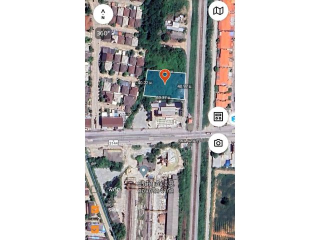 ที่ดินติดถนนเรียบทางรถไฟมณีแก้ว 1-2-25ไร่ ไร่ละ 3.5ล้าน ต.แสนสุข อ.เมือง จ. ชลบุรี - ที่ดินหน้ากว้างติดถนนประมาณ 40เมตร