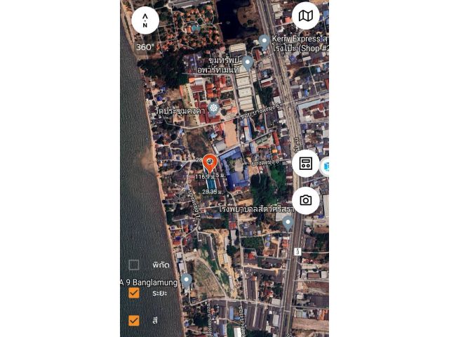 ที่ดินใกล้หาดใกล้ถนนสุขุมวิทบางละมุง 832ตรว.เหมา 25ล้าน ต.บางละมุง อ.บางละมุง จ.ชลบุรี - ที่ดินแปลงสี่เหลี่ยมผืนผ้าสวยหน้ากว้างติดถนนบางละมุง8