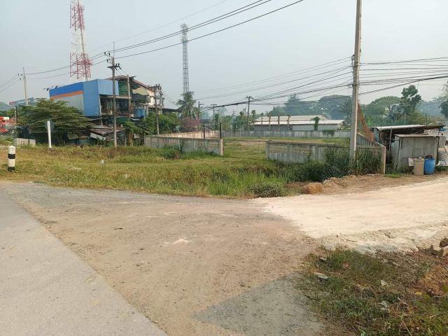 ขายที่ดินติดถนนใกล้ตลาดสดป่าข่อยใต้โฉนดพร้อมโอน