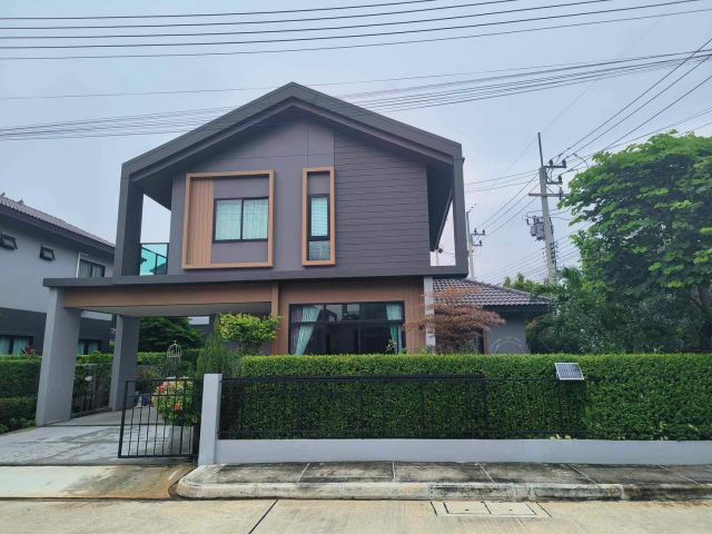 ให้เช่าบ้านเดี่ยว 2ชั้น ม.คณาสิริ พร้อมเข้าอยู่ บ้านมุม ติดสโมสร ถนนราชพฤกษ์