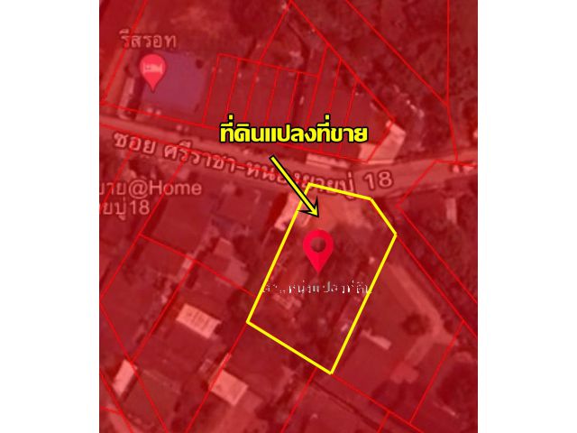 ขายด่วนที่ดิน ซอยศรีราชา-หนองยายบู่ 18 จังหวัดชลบุรี