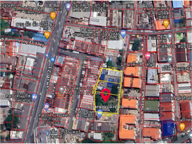 ขายที่ดินเนื้อที่ 2-0-41.0 ไร่ ซ.ปรีดี พนมยงค์ 46 (ถมแล้ว)