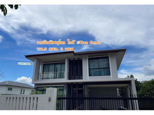 ขายบ้านพิษณุโลก ใกล้ @Tree Condo 121.5 ตรว. 2 ชั้น 3 นอน สุดซอย สงบ