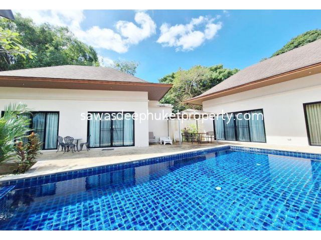 Nice private pool villa on 796 sqm land in peaceful area of Rawai for Sale