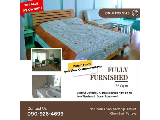 ขาย ห้องสตูดิโอ โครงการซันไชน์ บีช คอนโดเทล (Sunshine Beach Condotel Pattaya) พร้อมอยู่