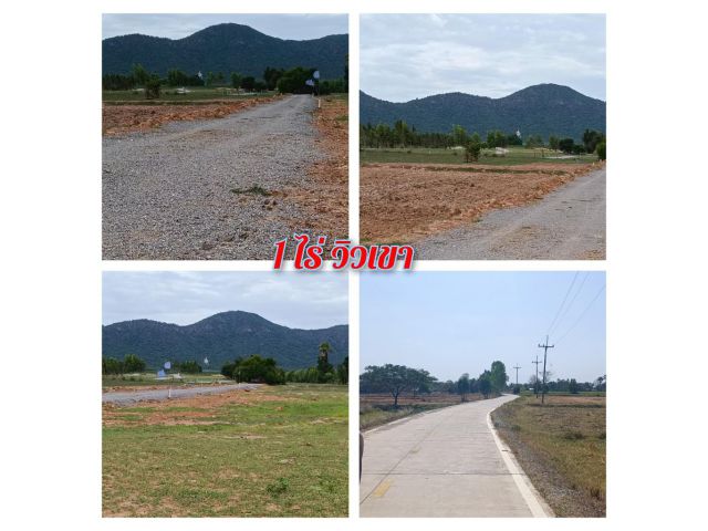 ที่วิวเขา  ติดถนนคอนกรีต(หน้าโครงการ) ฟรีล้อมรั่ว