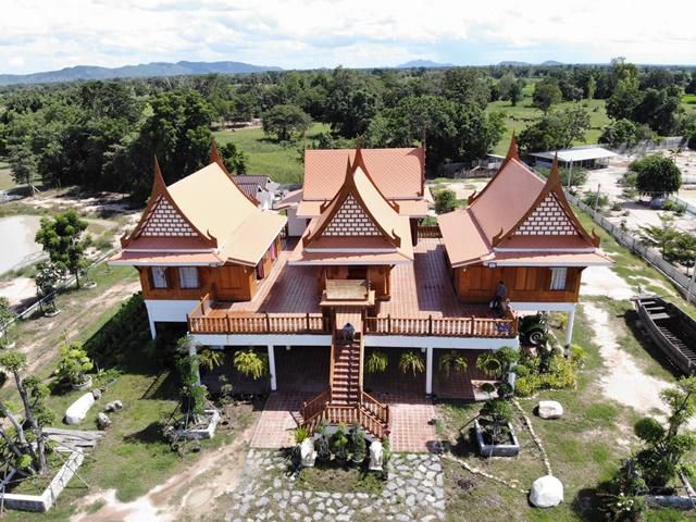 AS020 ขายที่ดินพร้อมบ้านสร้างบนเนื้อที่ ขนาด 5 ไร่ สามารถเข้าพักอาศัยได้เลย วิวสวย การเดินทางสะดวก กาญจนบุรี