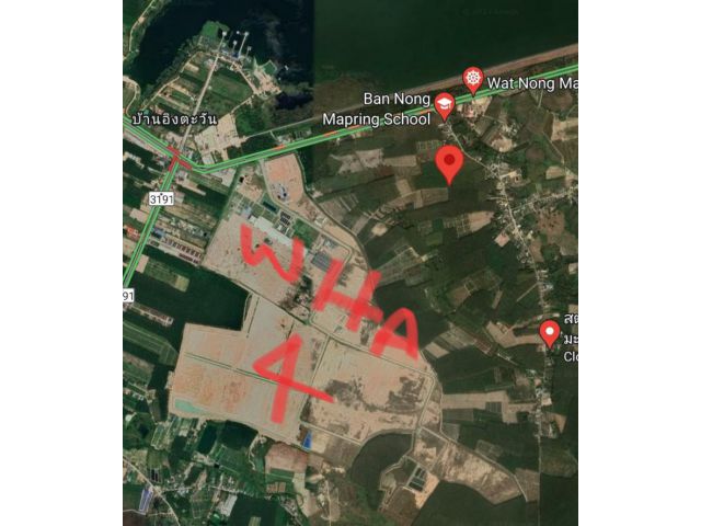 ที่ดิน 3-3-75 ไร่ใกล้ WHA4