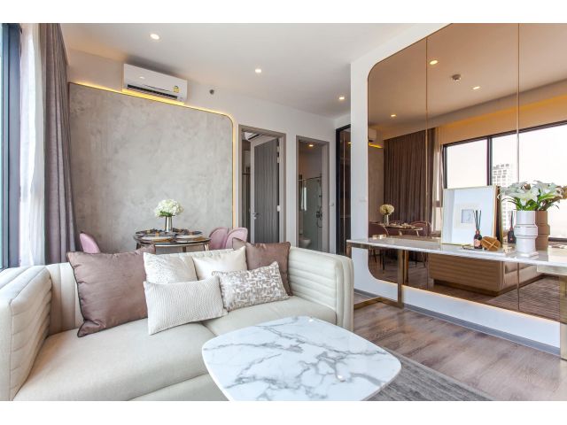 เช่า- Knightsbridge Prime Onnut / 2 ห้องนอน /55 ตรม./ชั้น 42 /ใกล้ BTS อ่อนนุช/ เช่า 48,000