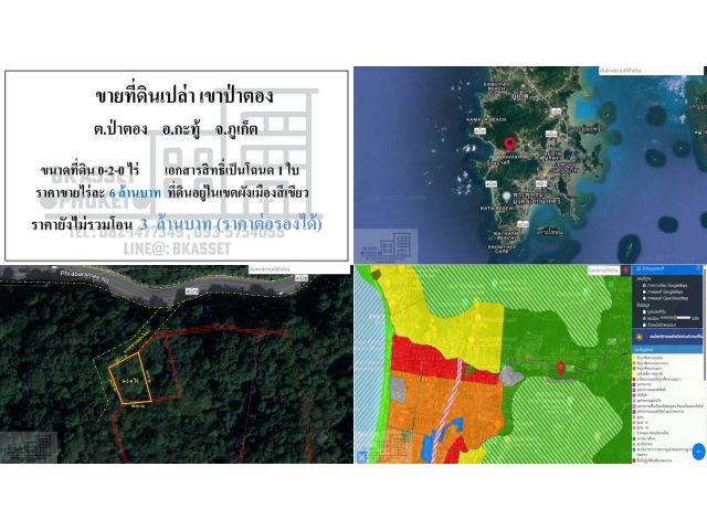 ขายที่ดินเปล่า เขาป่าตอง