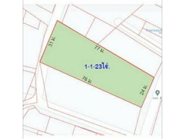 ขายที่ดินใกล้ถนนเลี่ยงหนองมน 1-1-23ไร่ เหมา 8.5ล้าน ต.เหมือง อ.เมือง จ.ชลบุรี - ที่ดินติดถนนสาธารณะหัวท้าย หน้ากว้างด้านหน้า 24เมตร
