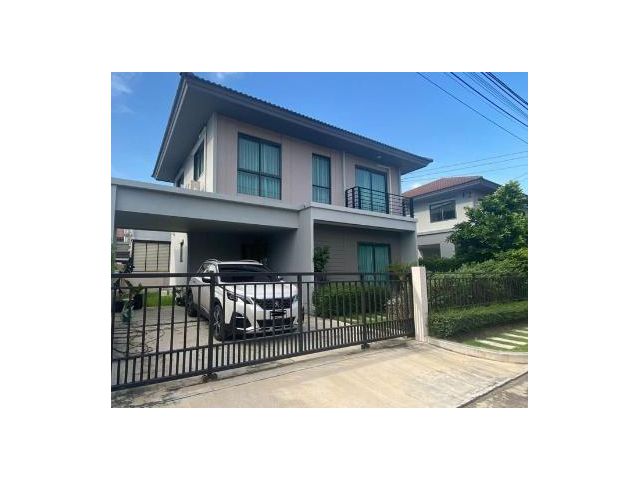 PN26 ขายบ้านเดี่ยว เพฟ รามอินทรา วงแหวน Pave Ramintra-Wongwaen ใกล้ทางด่วนจตุโชติ เนื้อที่ 50 ตรว มี 3 ห้องนอน 3 ห้องน้ำ