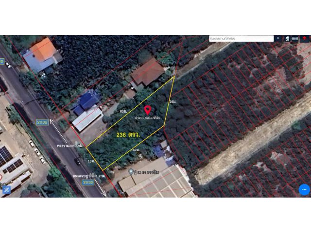 ที่ดินพระราม2ทางเข้าสารินซิตี้เหมาะทำโกดัง, ค้าขาย, หอพัก