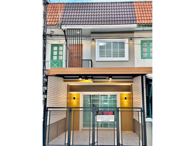 ทาวน์เฮาส์ 2 ชั้น #หมู่บ้านบัวทอง4 ถนนบ้านกล้วย  ตกแต่งพร้อมอยู่