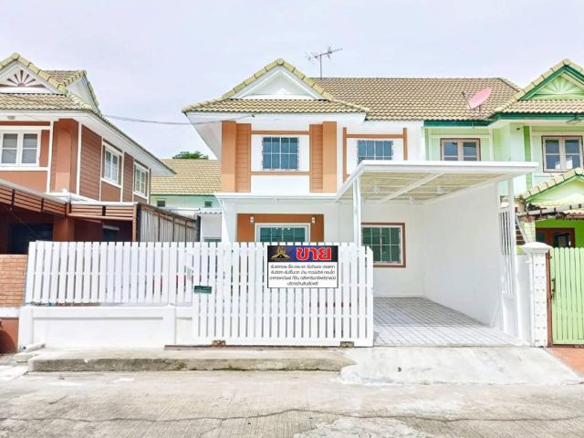 บ้านแฝด 2 ชั้น  #หมู่บ้านพฤกษา25 ซอยกันตนา บางใหญ่ นนทบุรี