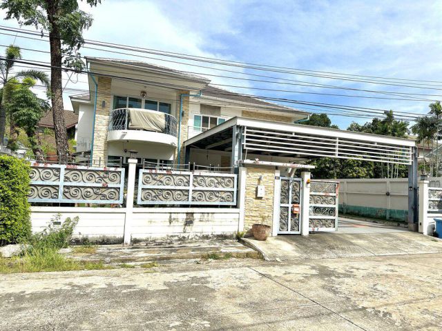 ขายบ้านเดี่ยว  ทำเลดี เนื้อที่ 102 ตรว. โครงการสวนนครินทร์ 1 ถนนศรีนครินทร์ 46