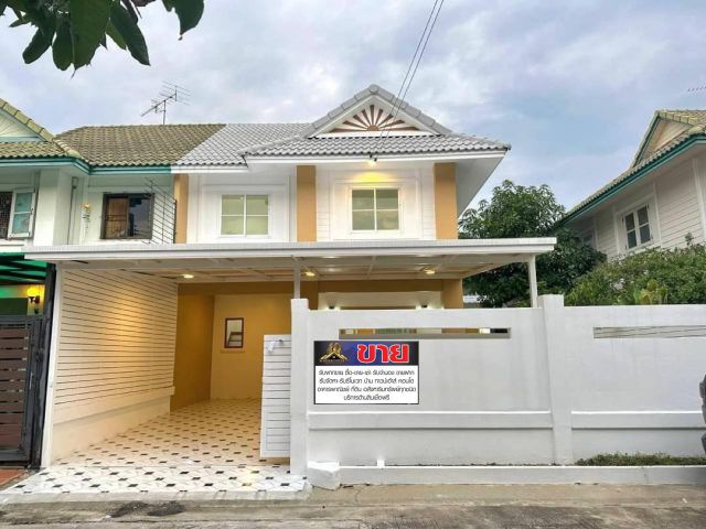 บ้านแฝด 2 ชั้น  #หมู่บ้านพฤกษา30 สำหรับครอบครัวใหญ่ มีห้องนอนชั้นล่าง