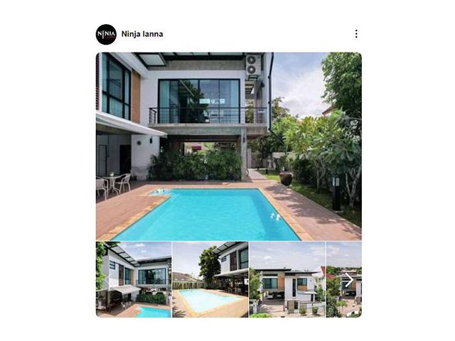 บ้านพลูวิลล่าสองชั้น 3 ห้องนอน สไตล์โมเดิร์น อำเภอเมืองไปสนามบิน