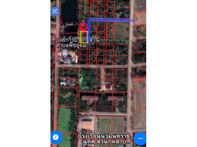 ขายที่ดินหน้าโรงเรียนสวนกุหลายปทุมธานี