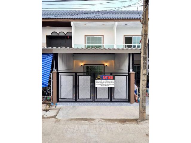 ทาวน์เฮ้าส์ 2 ชั้น แปลงริม #หมู่บ้านหงส์ประยูร1 บางรักพัฒนา ทำเลตลาดบางบัวทอง-รัตนาธิเบศน์ ใกล้สถานีรถไฟฟ้า-สถานีแยกบางพ