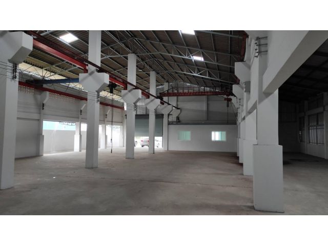LL58 ให้เช่าโรงงาน 1 ไร่ 1200 ตรม. ผังม่วง อ้อมน้อย กระทุ่มแบน สมุทรสาคร พร้อมเครนยกน้ำหนัก ขอ รง.4ได้ ค่าเช่าถูกมาก